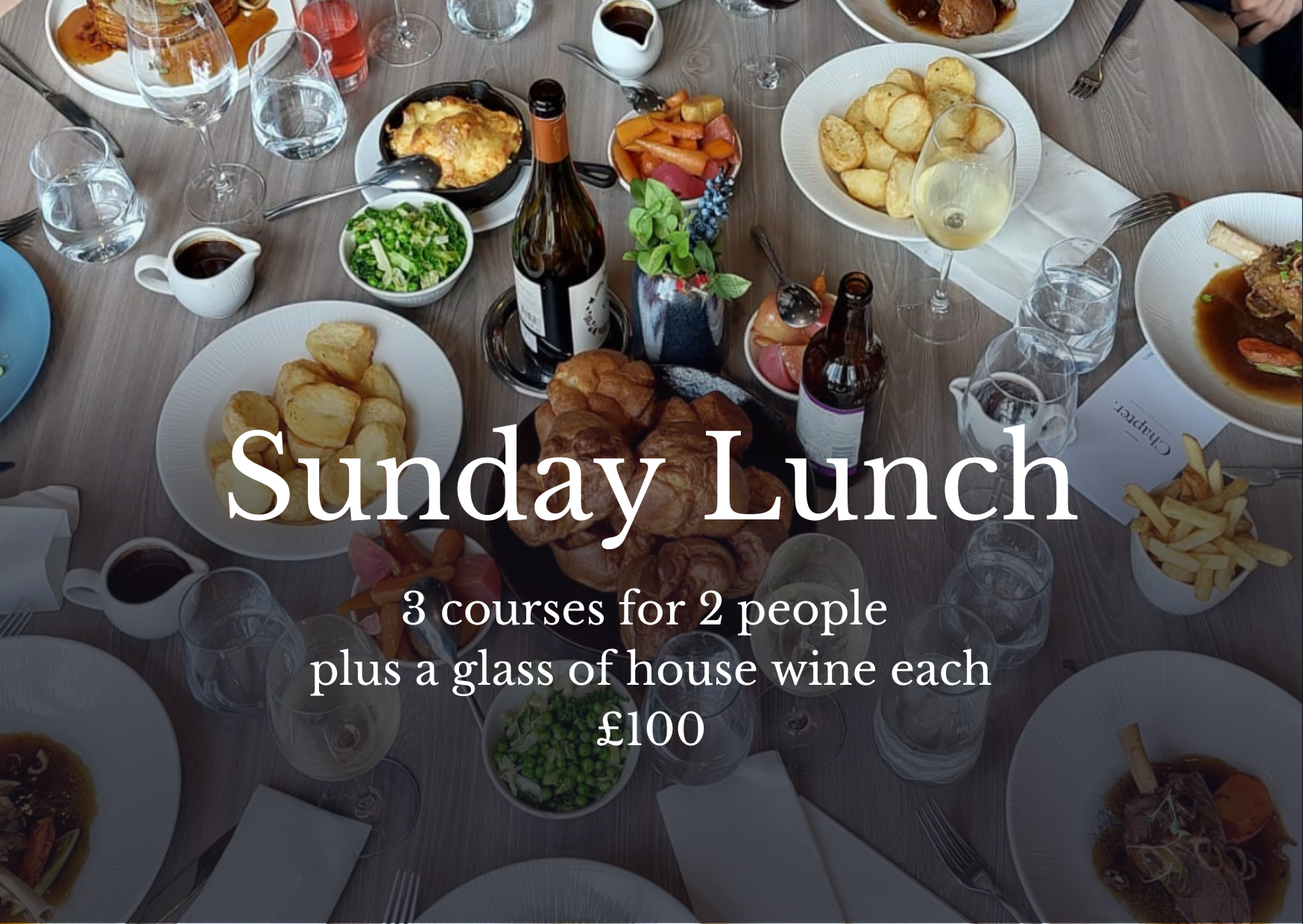 Sunday Lunch Voucher (£100.00)